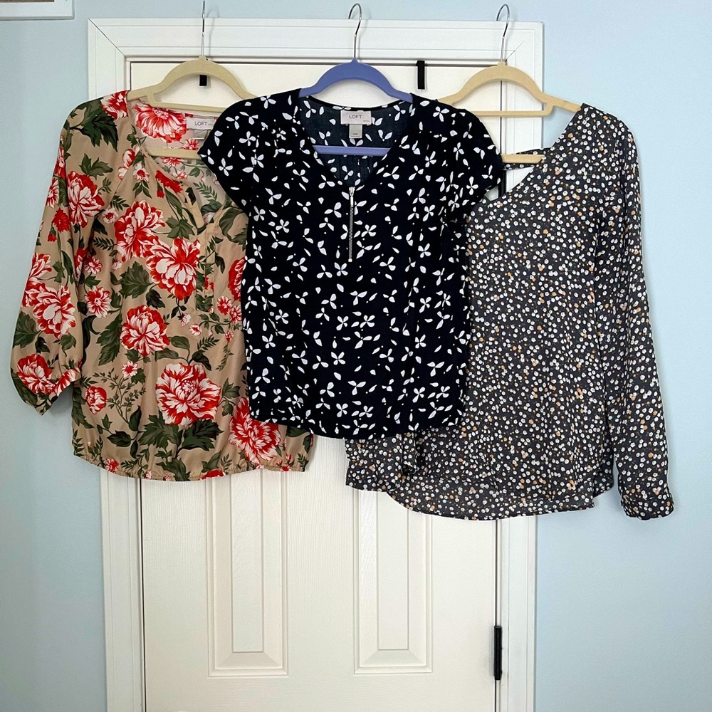 Loft | Bundle of Three Nice Blouses | Size XS